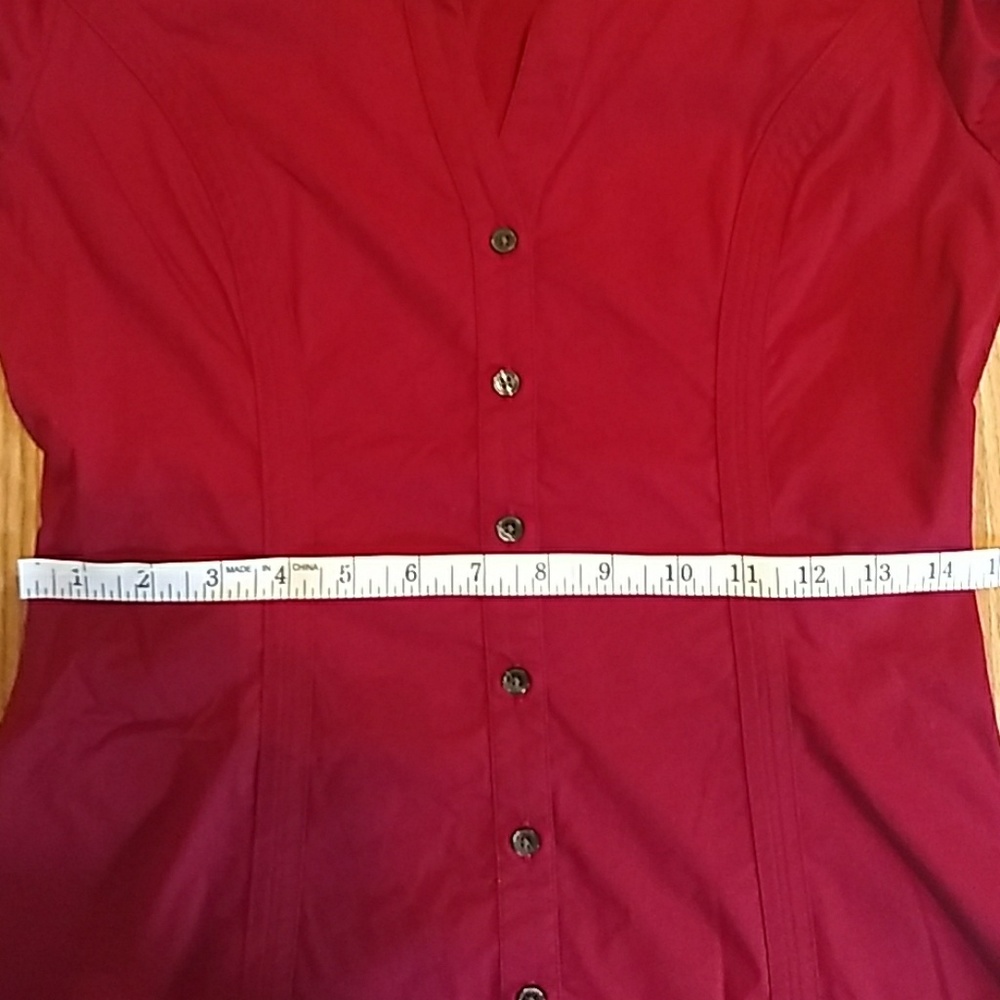 Express Essential Stretch Button Down - image 4